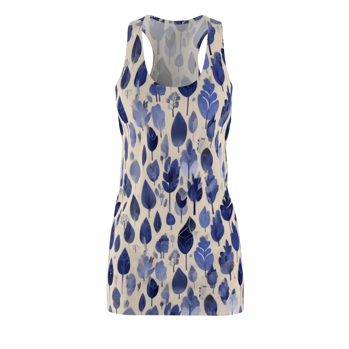 Moonlit Foliage on Racerback Dress — Front