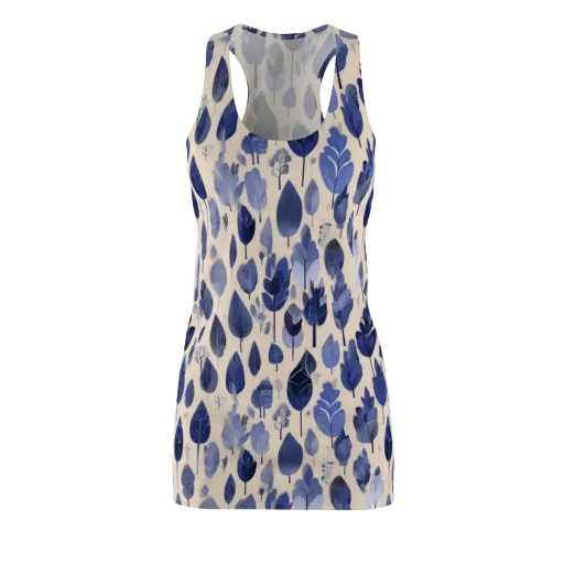 Moonlit Foliage on a Racerback Dress