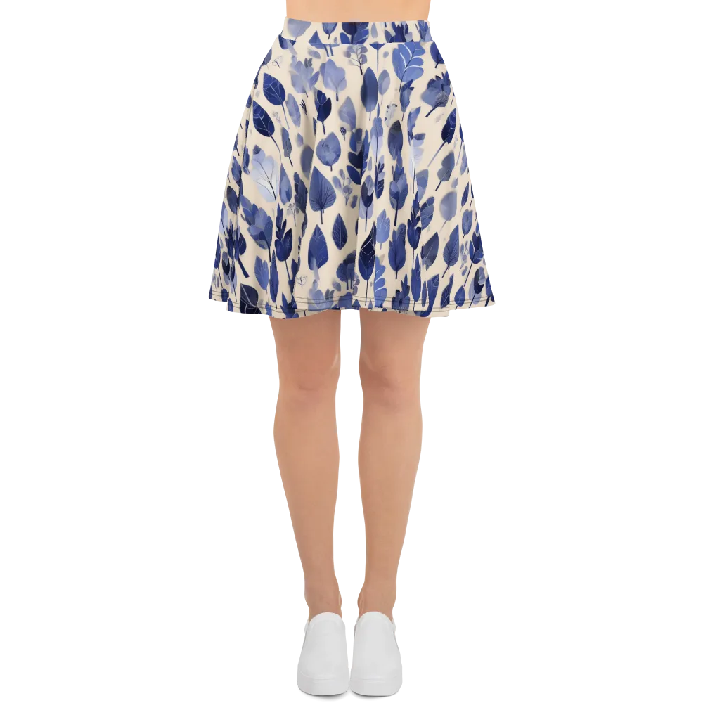 Moonlit Foliage on Skater Skirt — Front