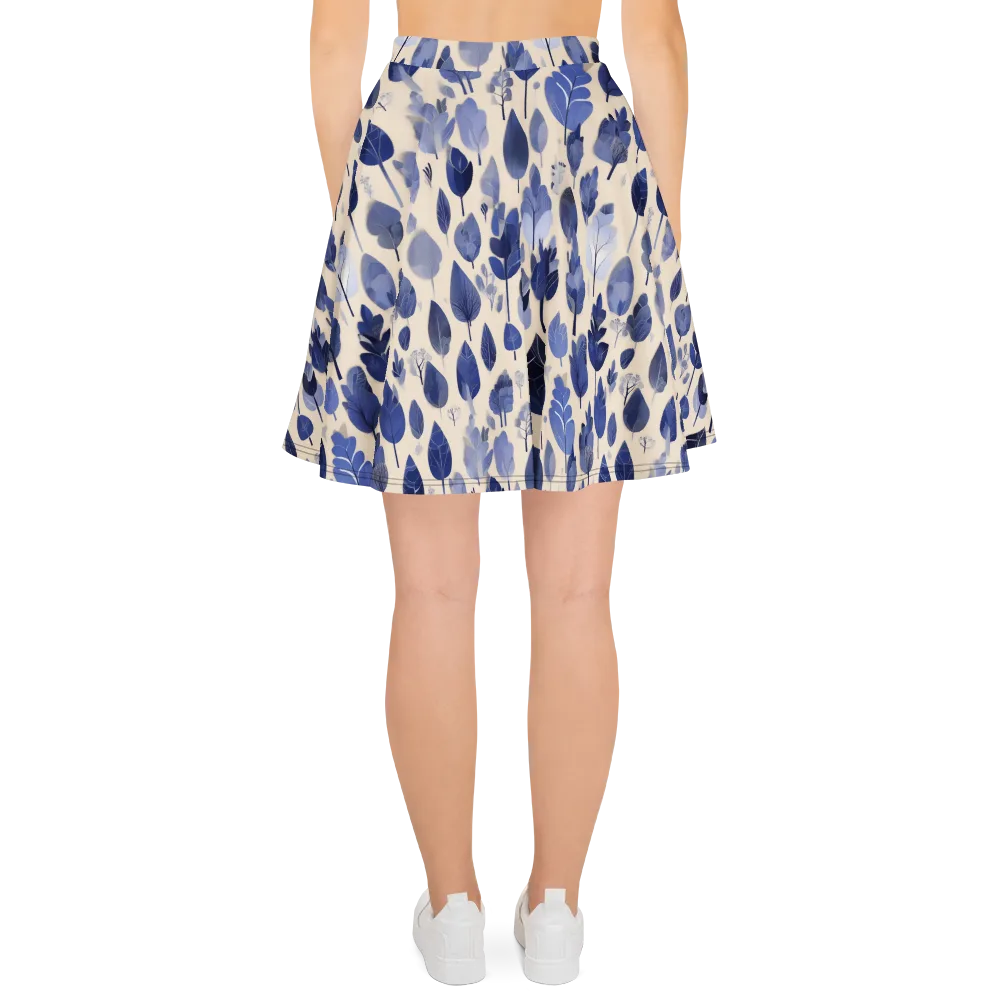 Moonlit Foliage on Skater Skirt — Back