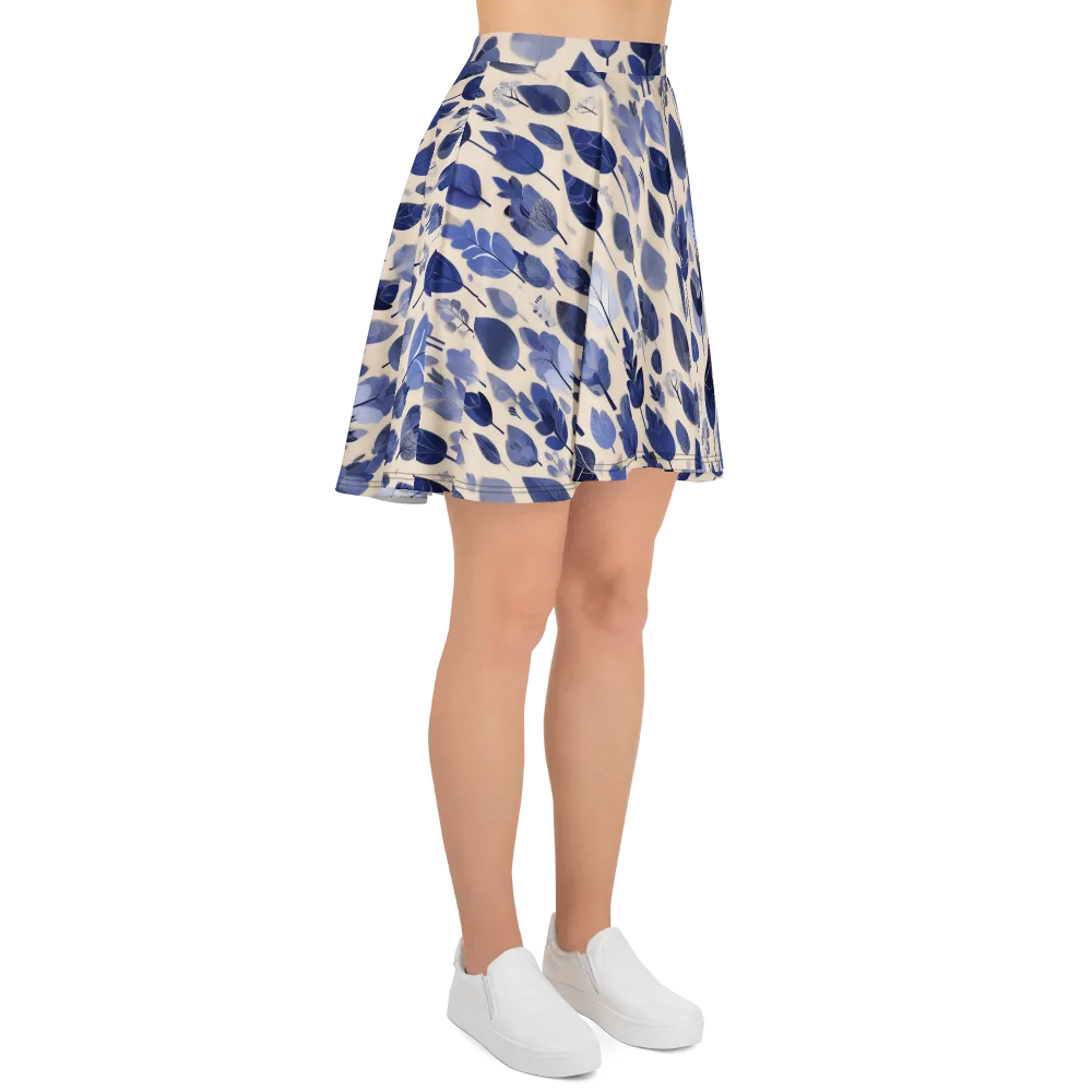 Moonlit Foliage on Skater Skirt — Right