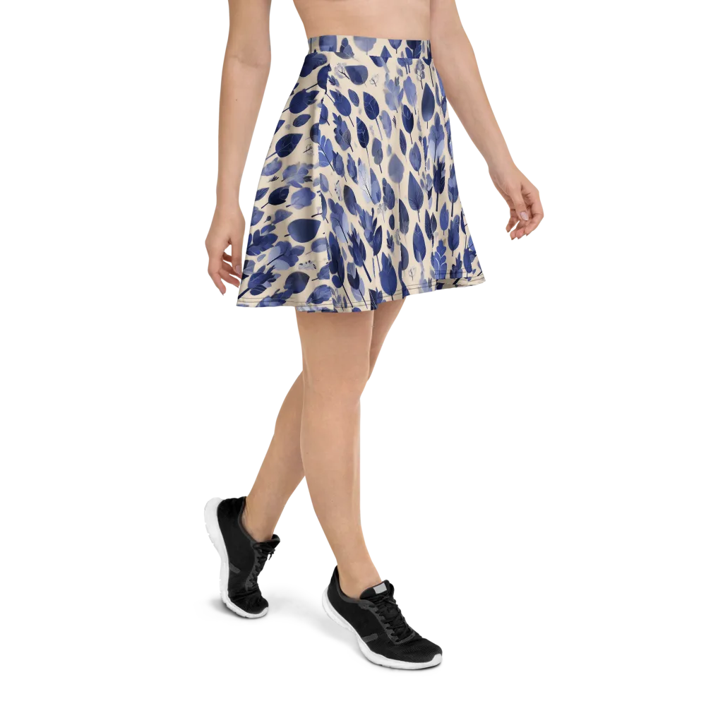 Moonlit Foliage on Skater Skirt — Right