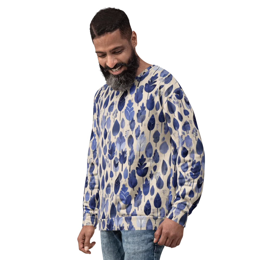 Moonlit Foliage on Sweatshirt — Left Front