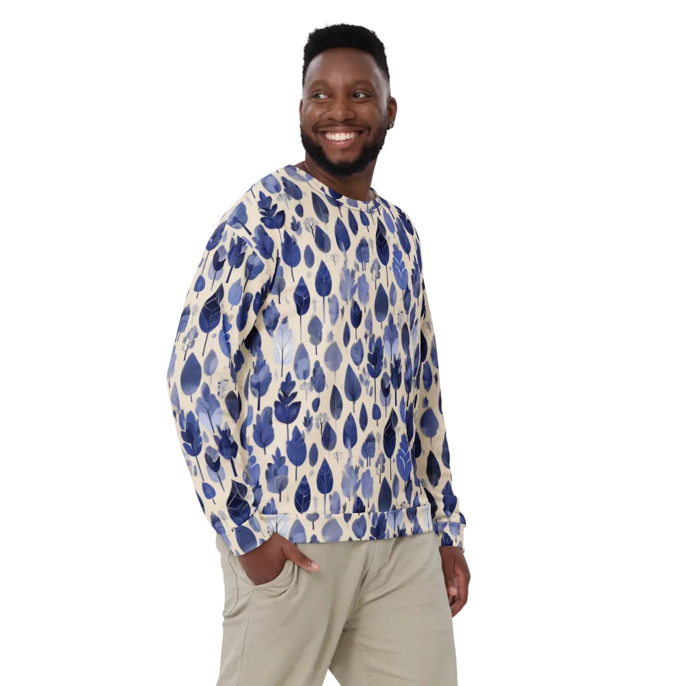 Moonlit Foliage on Sweatshirt — Front