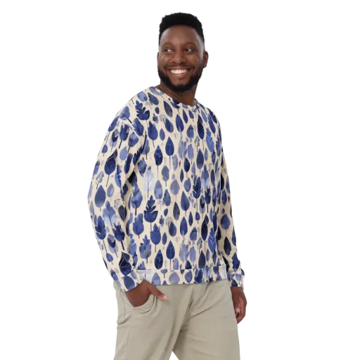 Moonlit Foliage on a Sweatshirt