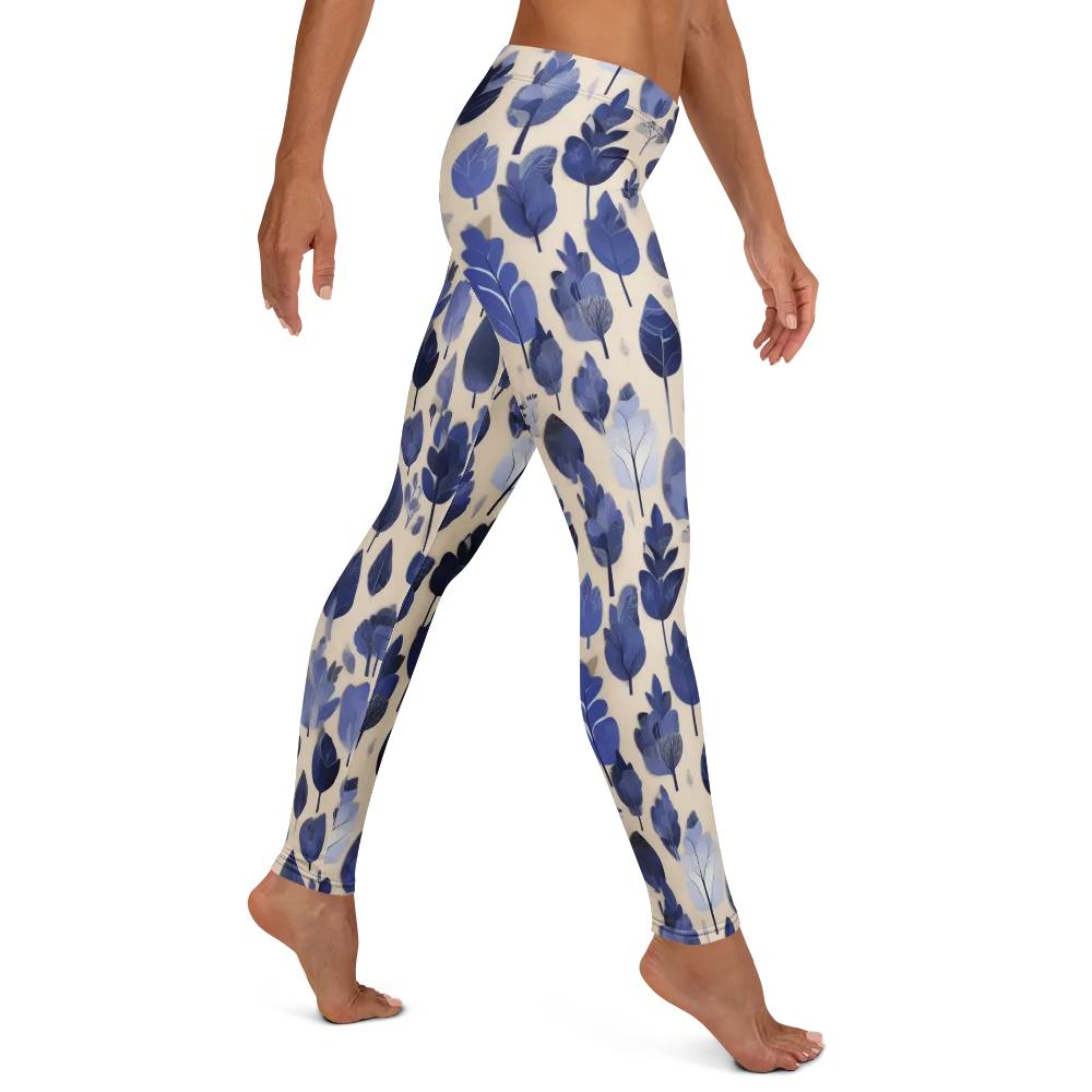 Moonlit Foliage on Leggings — Right