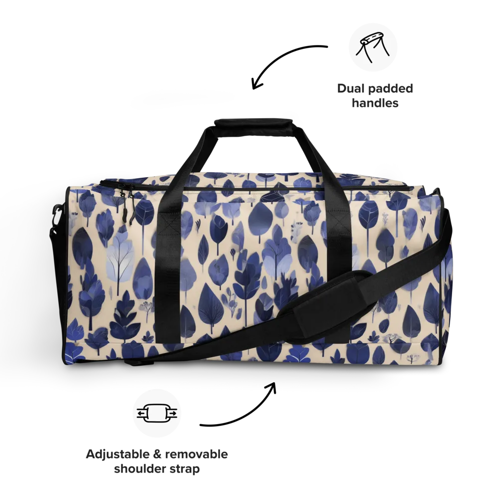 Moonlit Foliage on Duffle Bag — Front