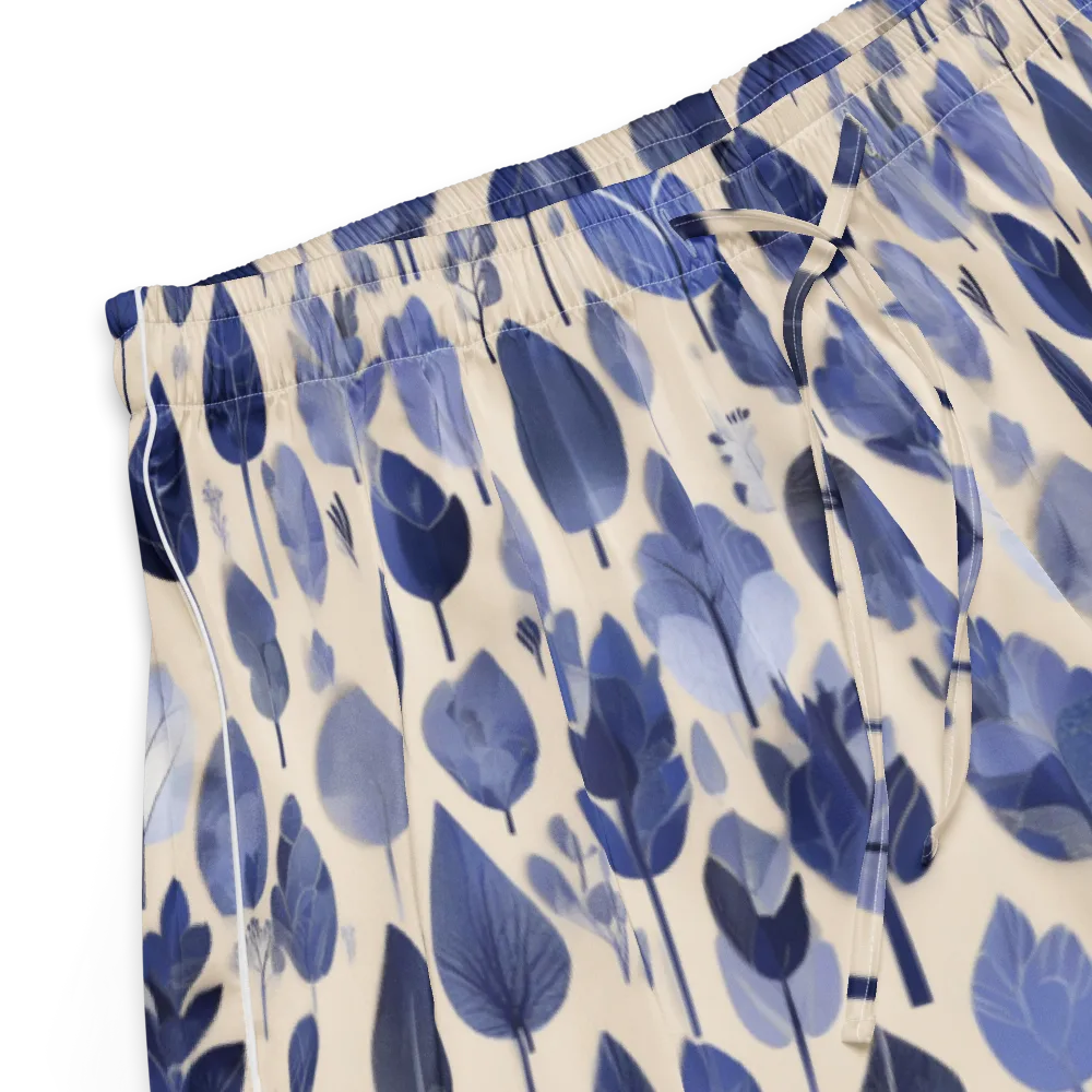Moonlit Foliage on Women's Pajama Shorts — Product details