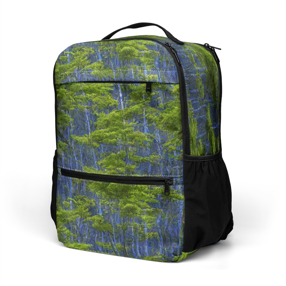 Cobalt Forest on Utility Backpack — Left Front