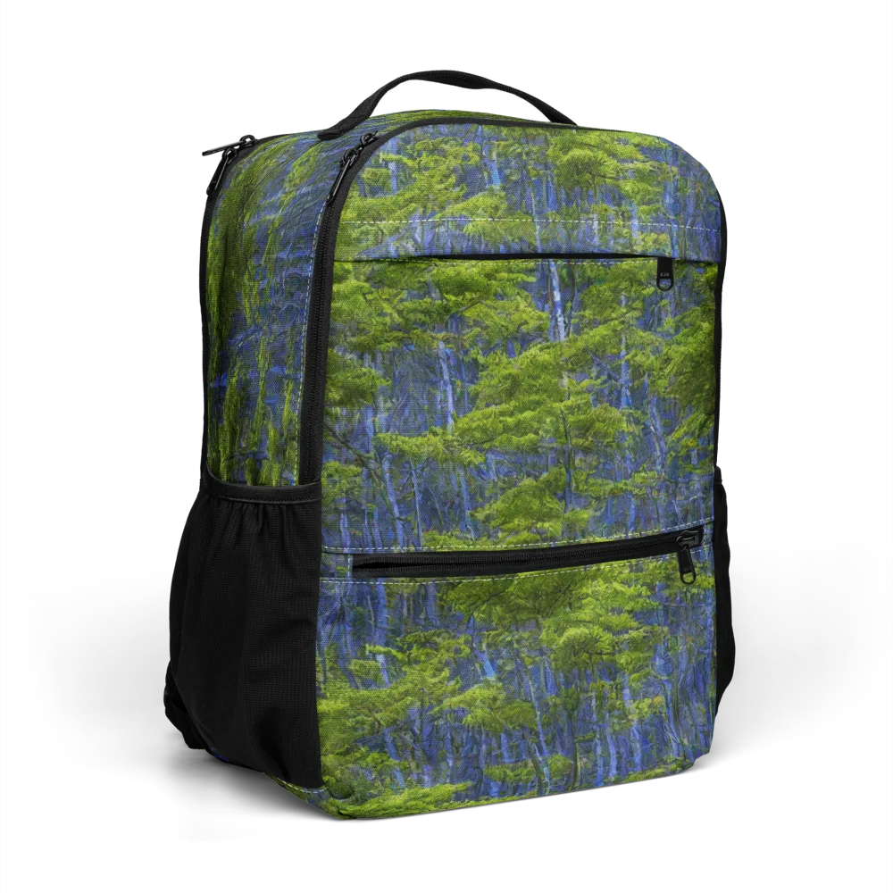 Cobalt Forest on Utility Backpack — Right Front