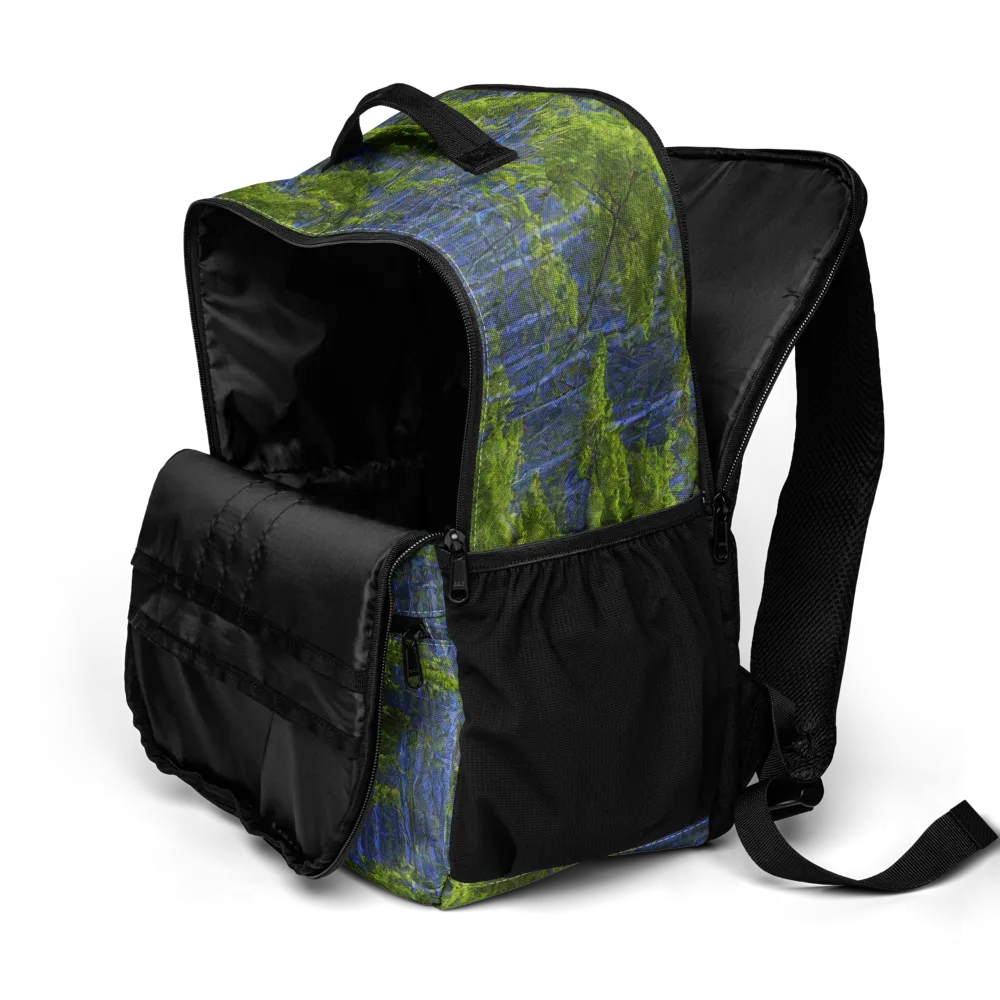 Cobalt Forest on Utility Backpack — Product details 2