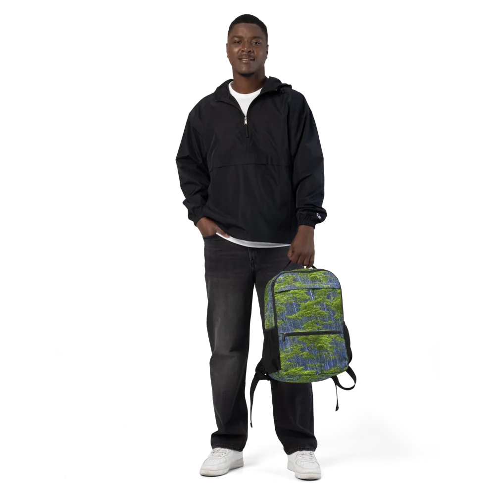 Cobalt Forest on Utility Backpack — Front