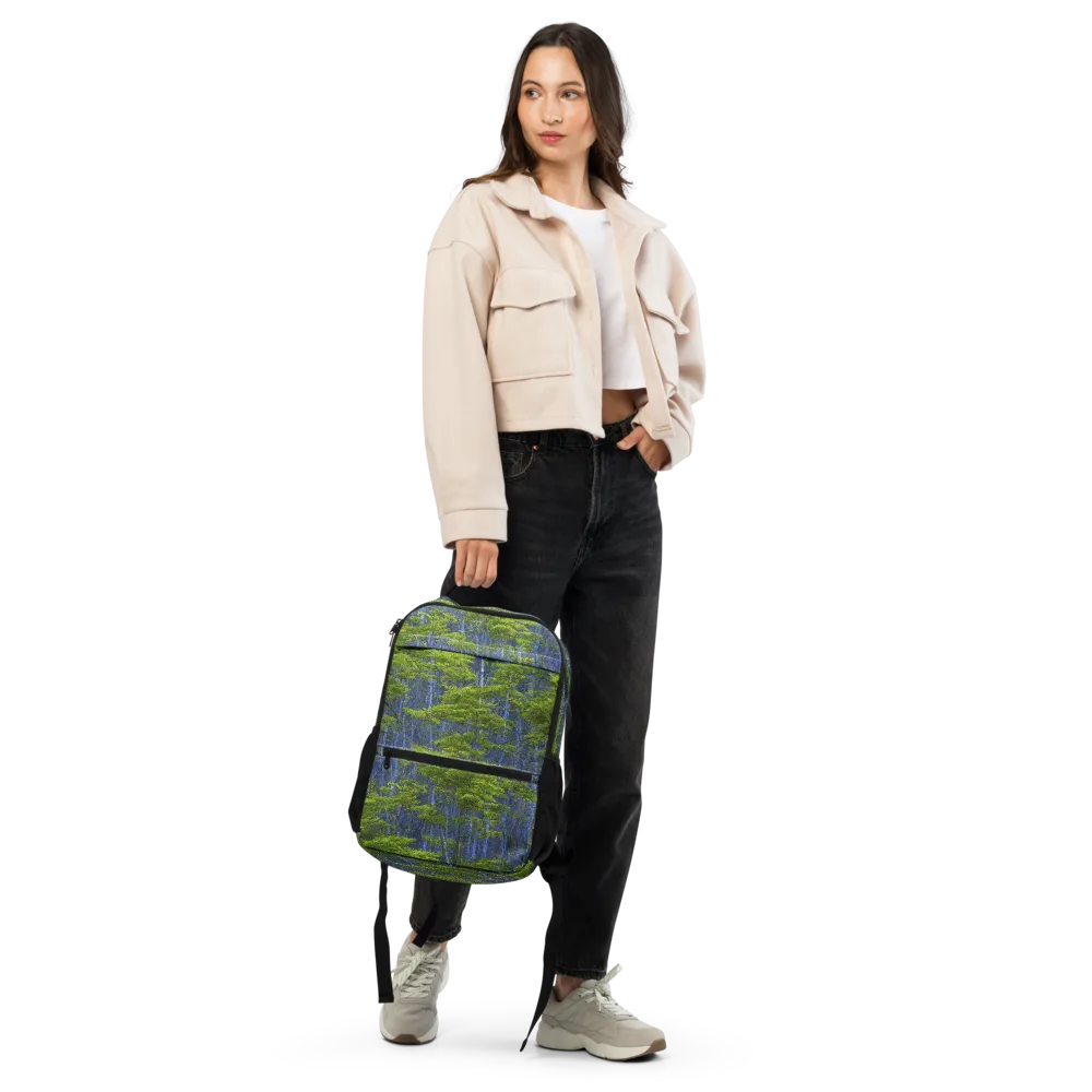 Cobalt Forest on Utility Backpack — Front