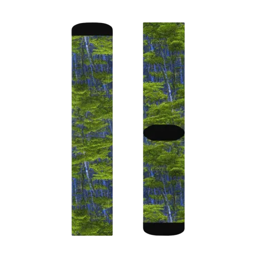 Cobalt Forest on a Socks