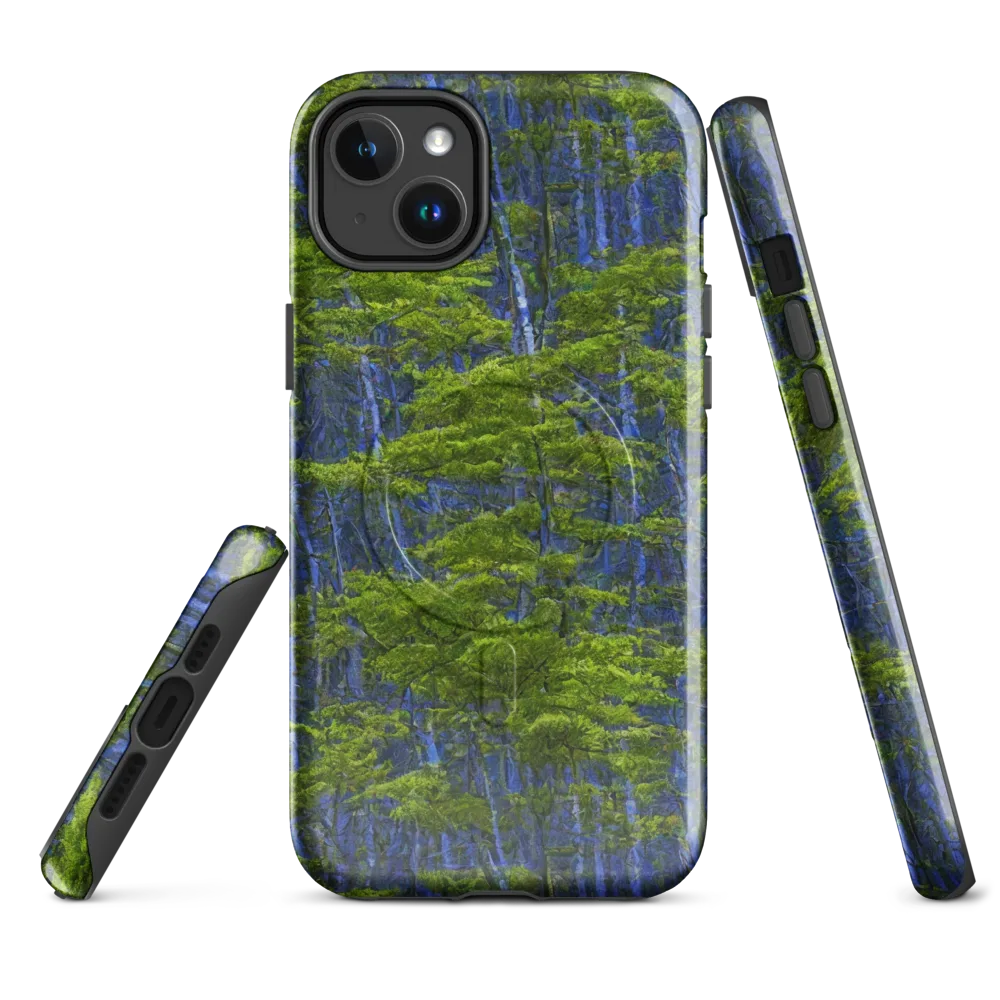 Cobalt Forest on MagSafe Tough Case for iPhone® — Front