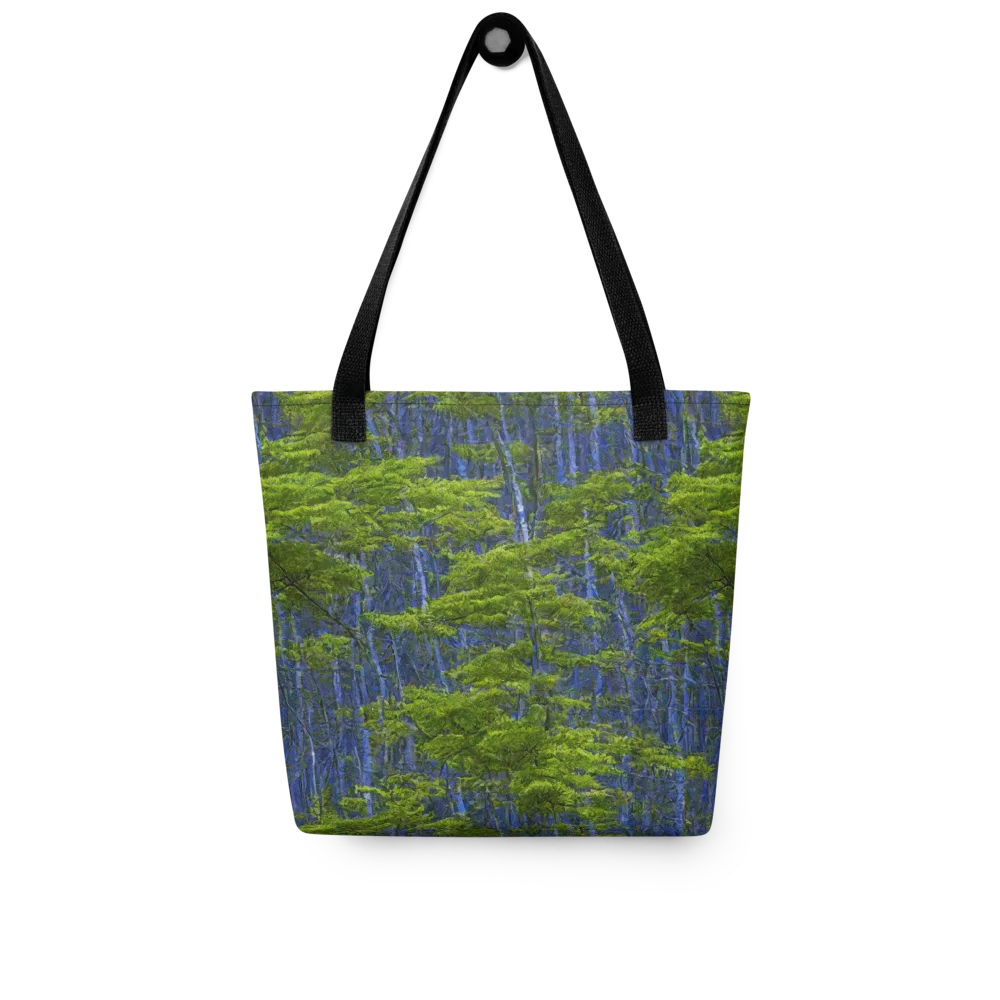 Cobalt Forest on Tote Bag — Front