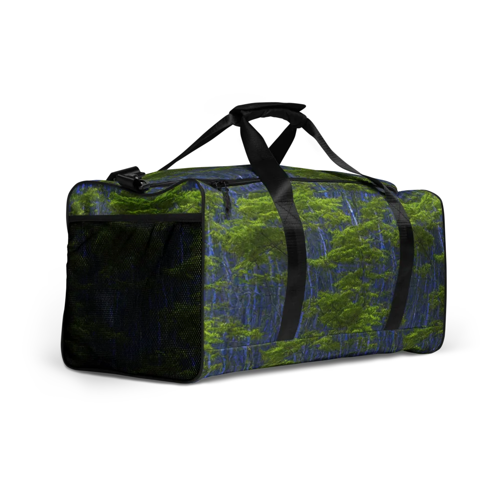 Cobalt Forest on Duffle Bag — Right Front