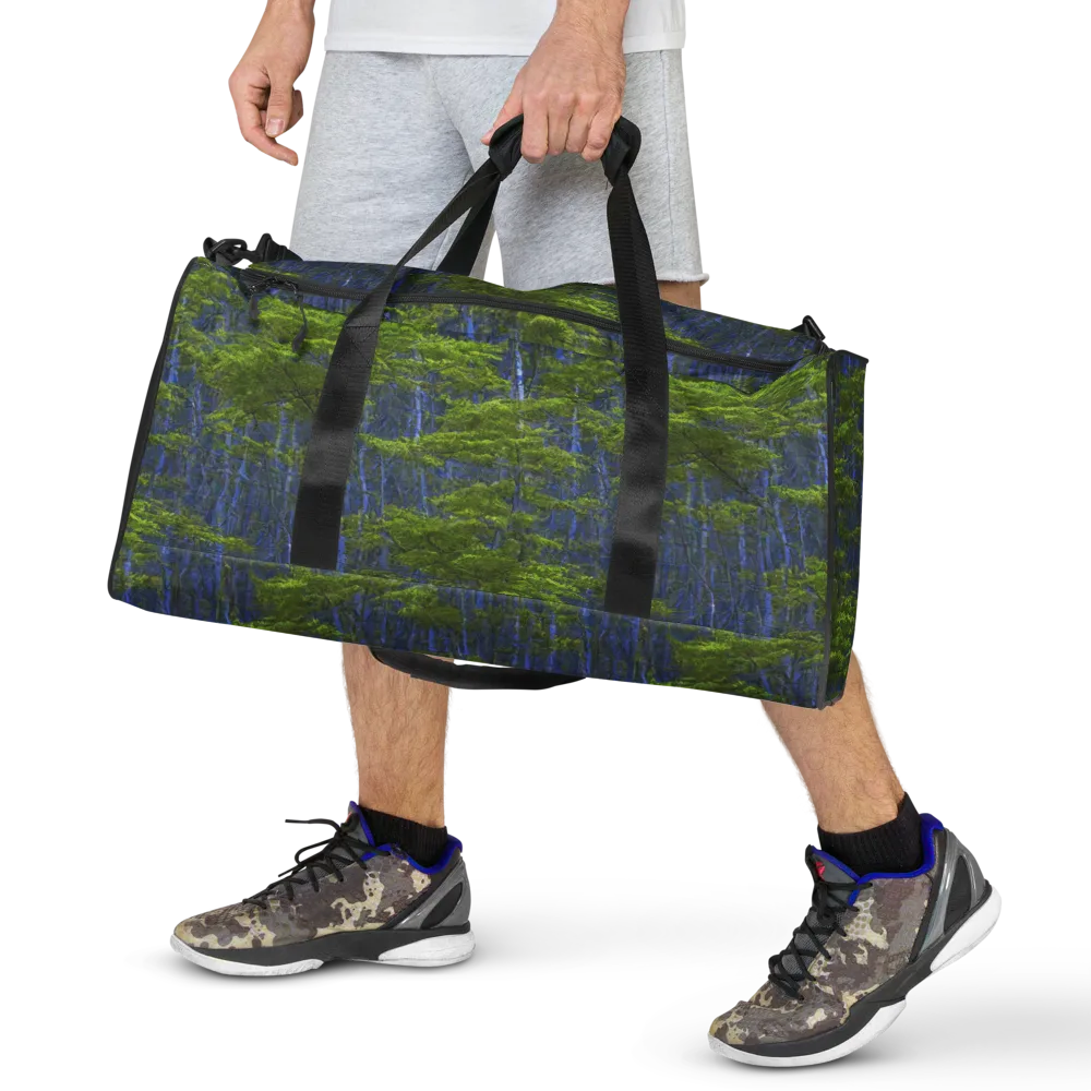 Cobalt Forest on Duffle Bag — Front