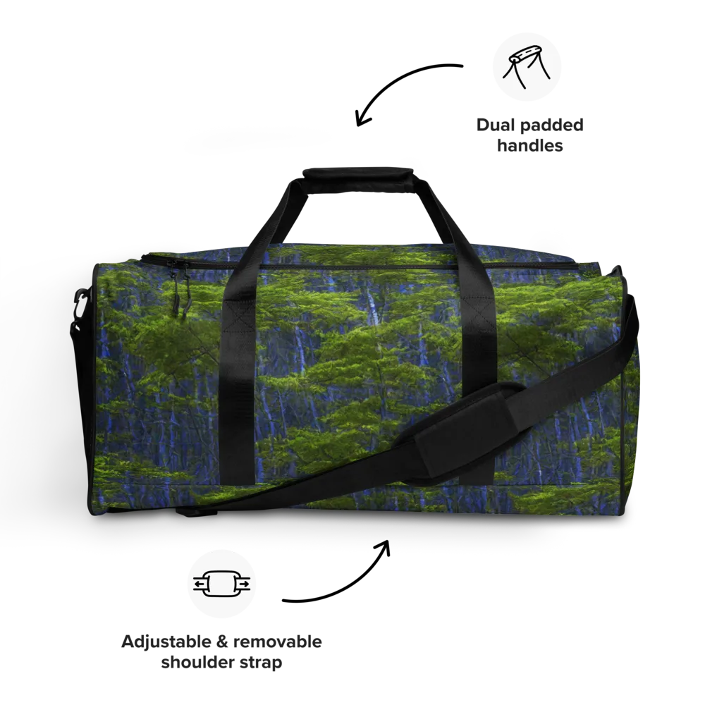Cobalt Forest on Duffle Bag — Front