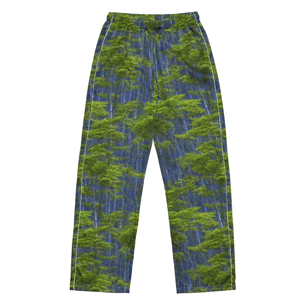 Cobalt Forest on Women's Pajama Pants — Front