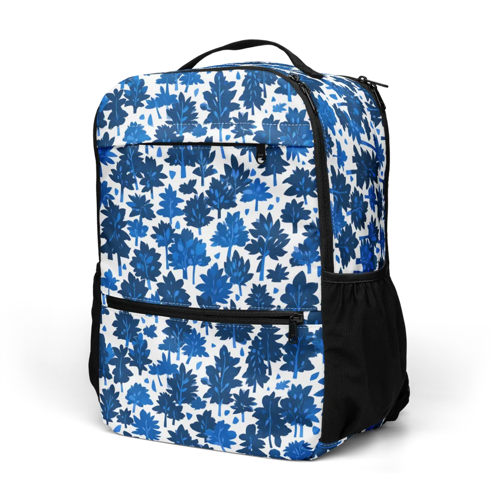 Bluewood Scatter on Utility Backpack — Left Front