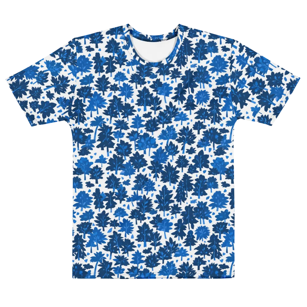 Bluewood Scatter on Men's Cotton Crew Neck T-Shirt — Front