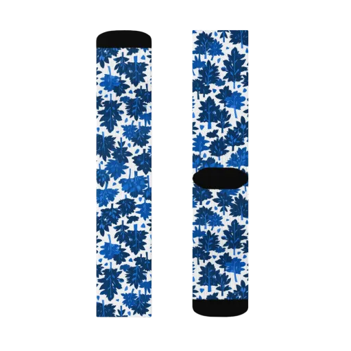 Bluewood Scatter on a Socks