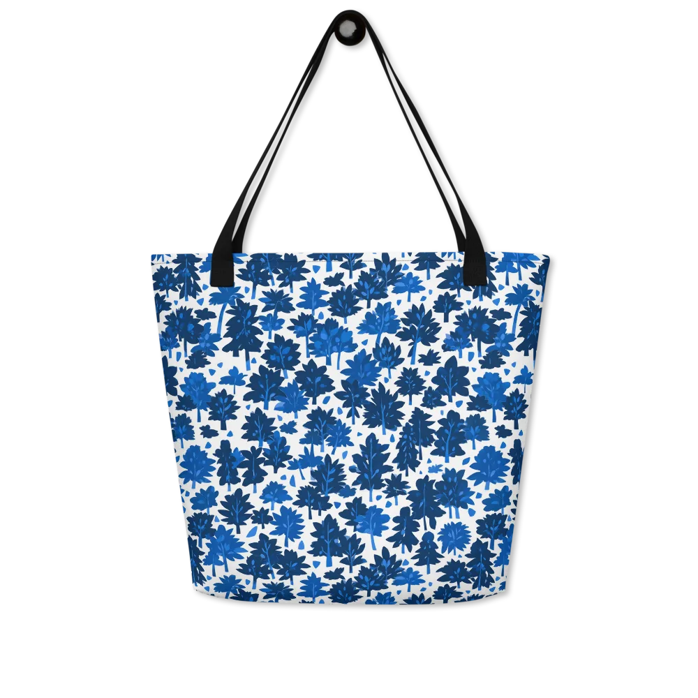 Bluewood Scatter on Large Tote Bag W/ Pocket — Front