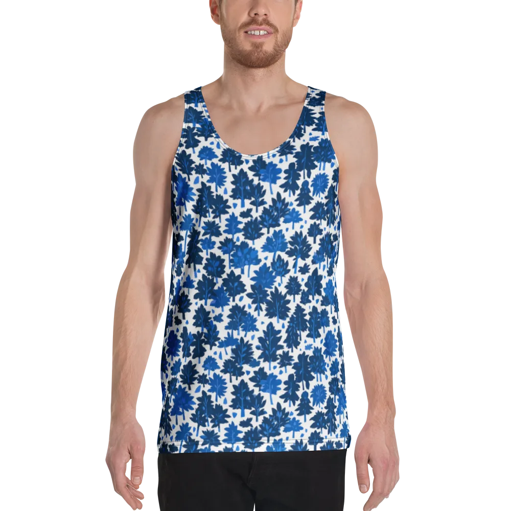 Bluewood Scatter on Men's Tank Top — Front
