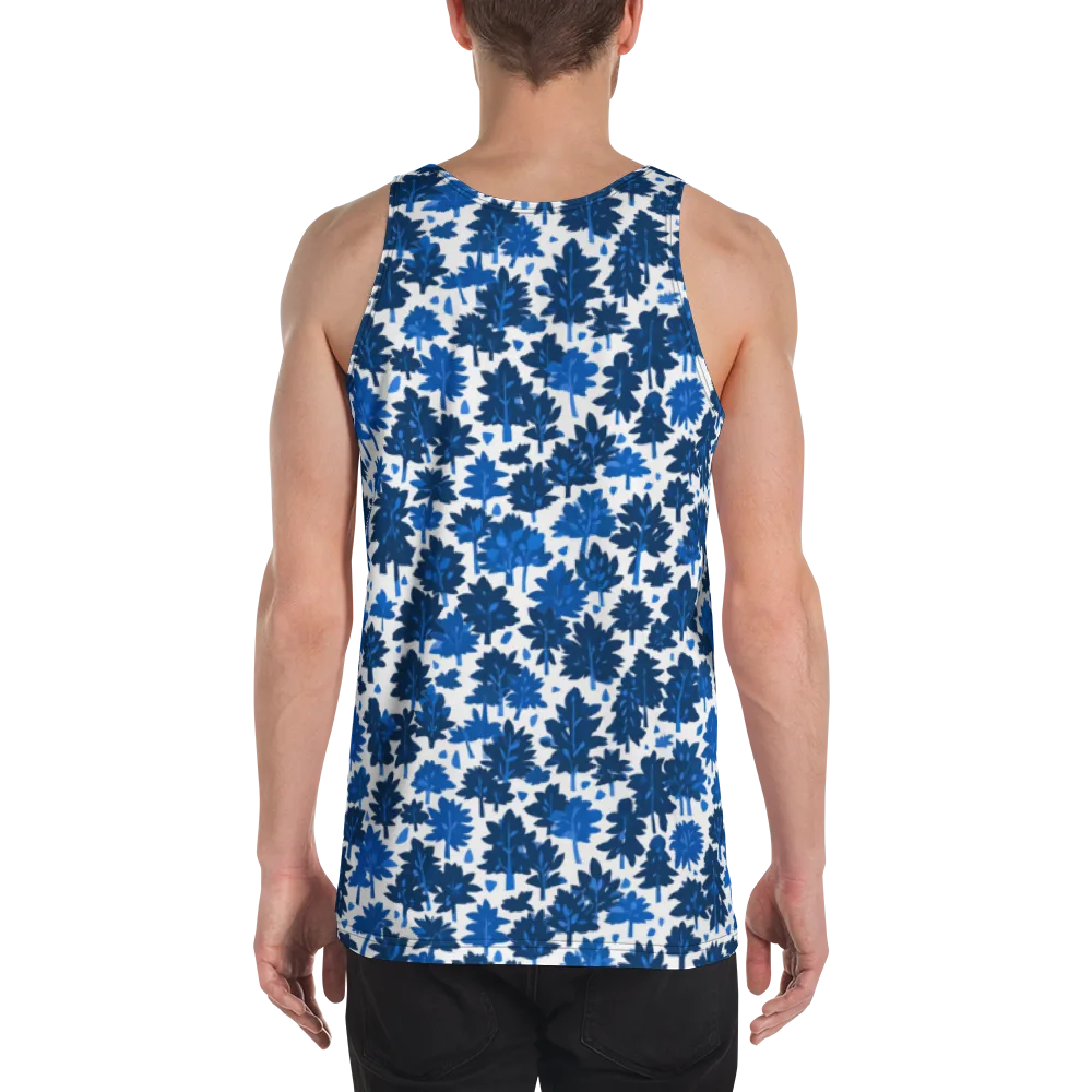 Bluewood Scatter on Men's Tank Top — Back