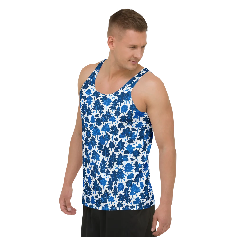 Bluewood Scatter on Men's Tank Top — Left Front