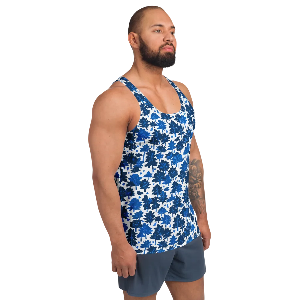 Bluewood Scatter on Men's Tank Top — Right Front