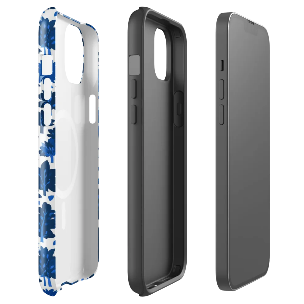 Bluewood Scatter on MagSafe Tough Case for iPhone® — Front