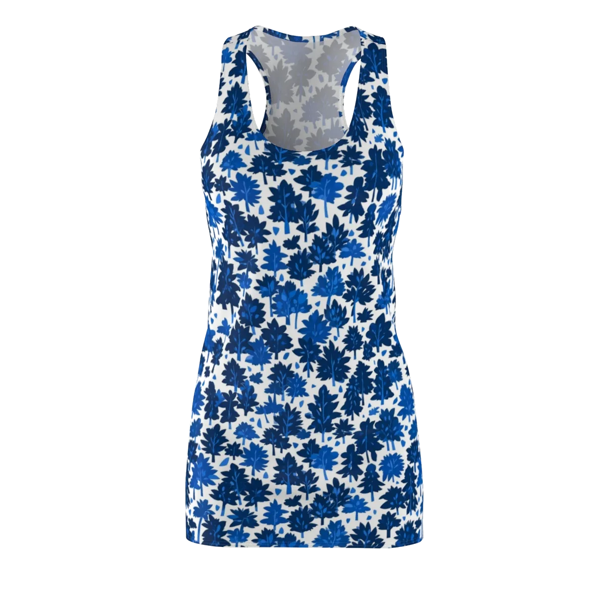 Bluewood Scatter on Racerback Dress — Front