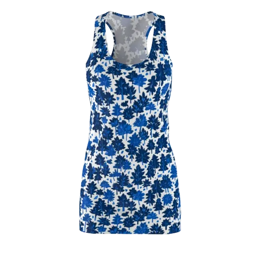 Bluewood Scatter on a Racerback Dress
