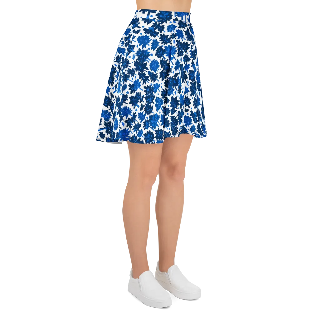 Bluewood Scatter on Skater Skirt — Right