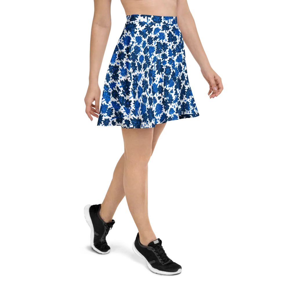 Bluewood Scatter on Skater Skirt — Right