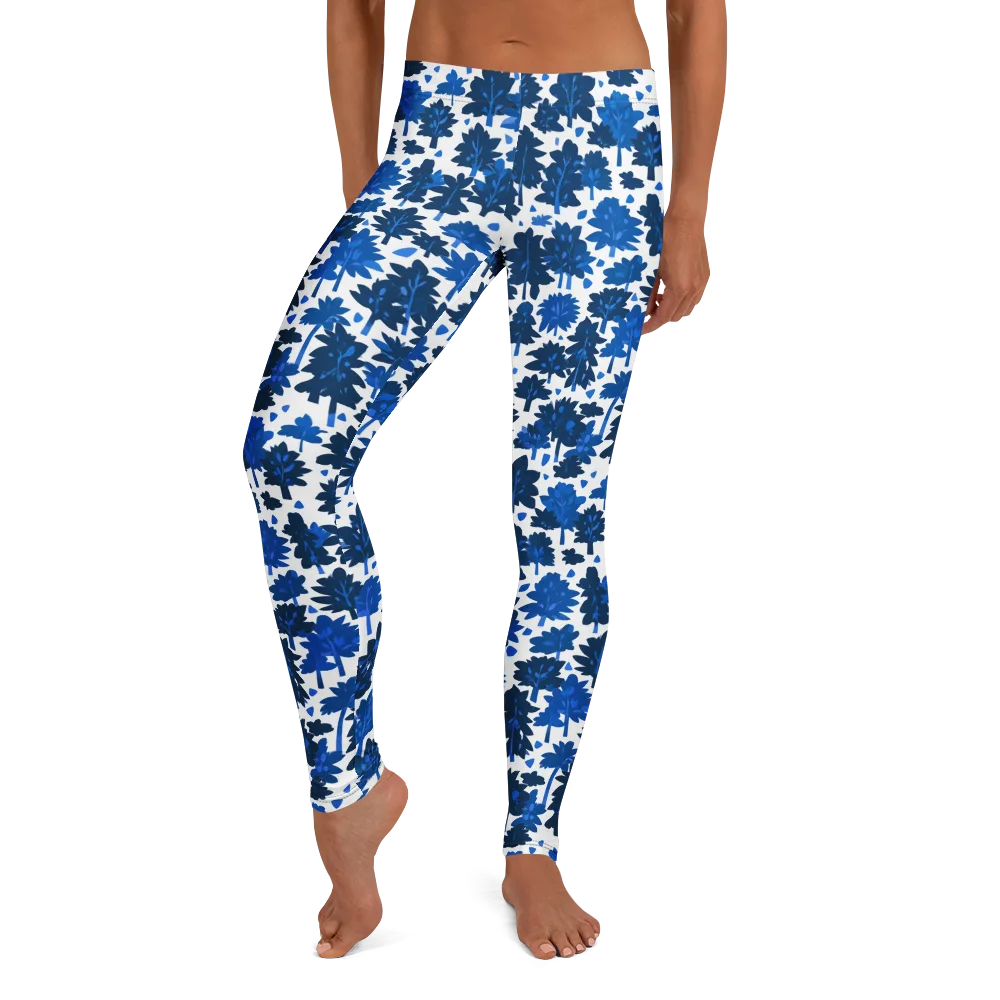 Bluewood Scatter on Leggings — Front