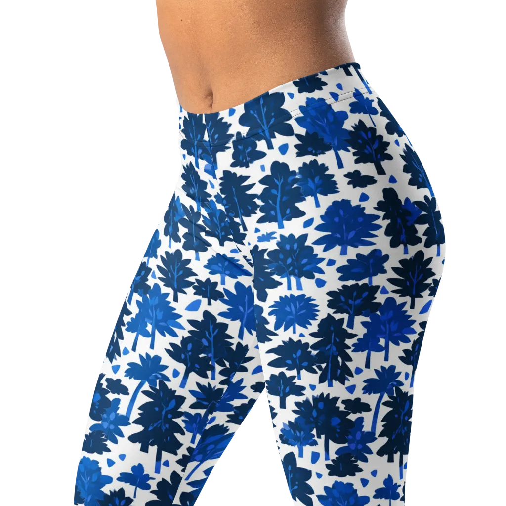 Bluewood Scatter on Leggings — Left Front