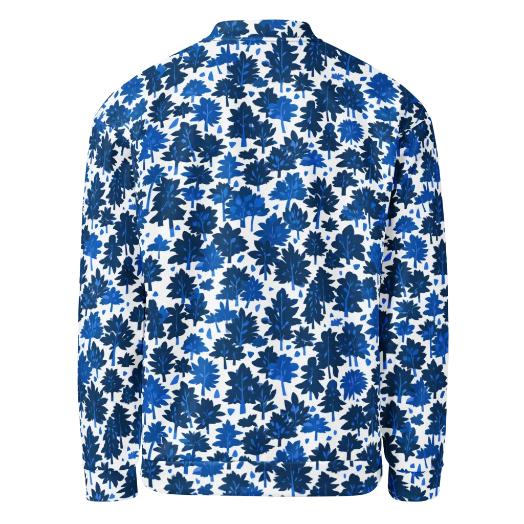 Bluewood Scatter on Bomber Jacket — Back