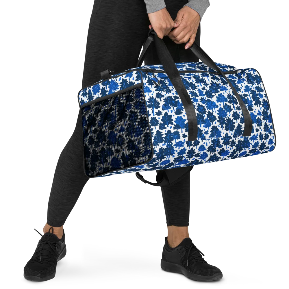 Bluewood Scatter on Duffle Bag — Right Front