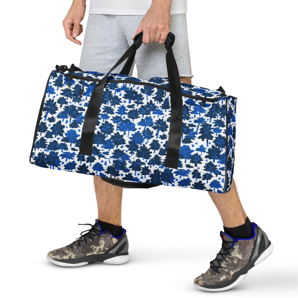 Bluewood Scatter on Duffle Bag — Front