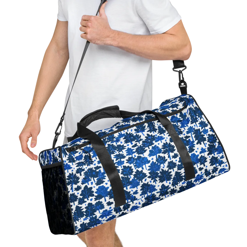 Bluewood Scatter on Duffle Bag — Right Front