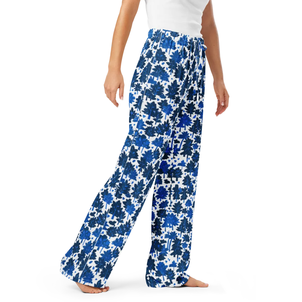 Bluewood Scatter on Women's Pajama Pants — Right Front