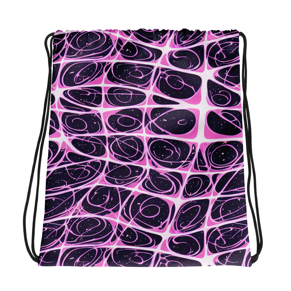 Pink Nebula on Drawstring Bag — Photo