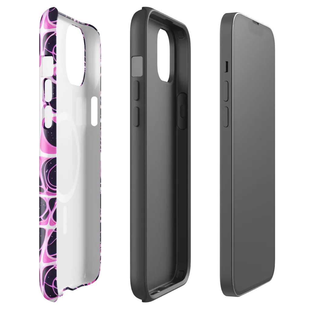 Pink Nebula on MagSafe Tough Case for iPhone® — Front