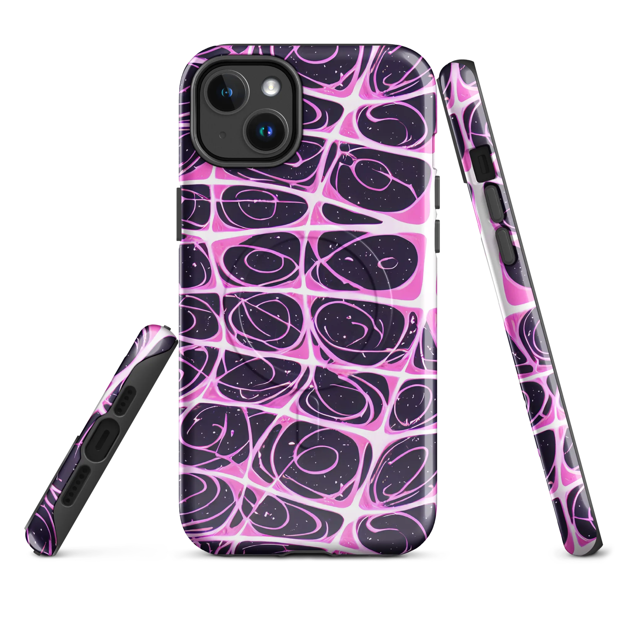 Pink Nebula on MagSafe Tough Case for iPhone® — Front