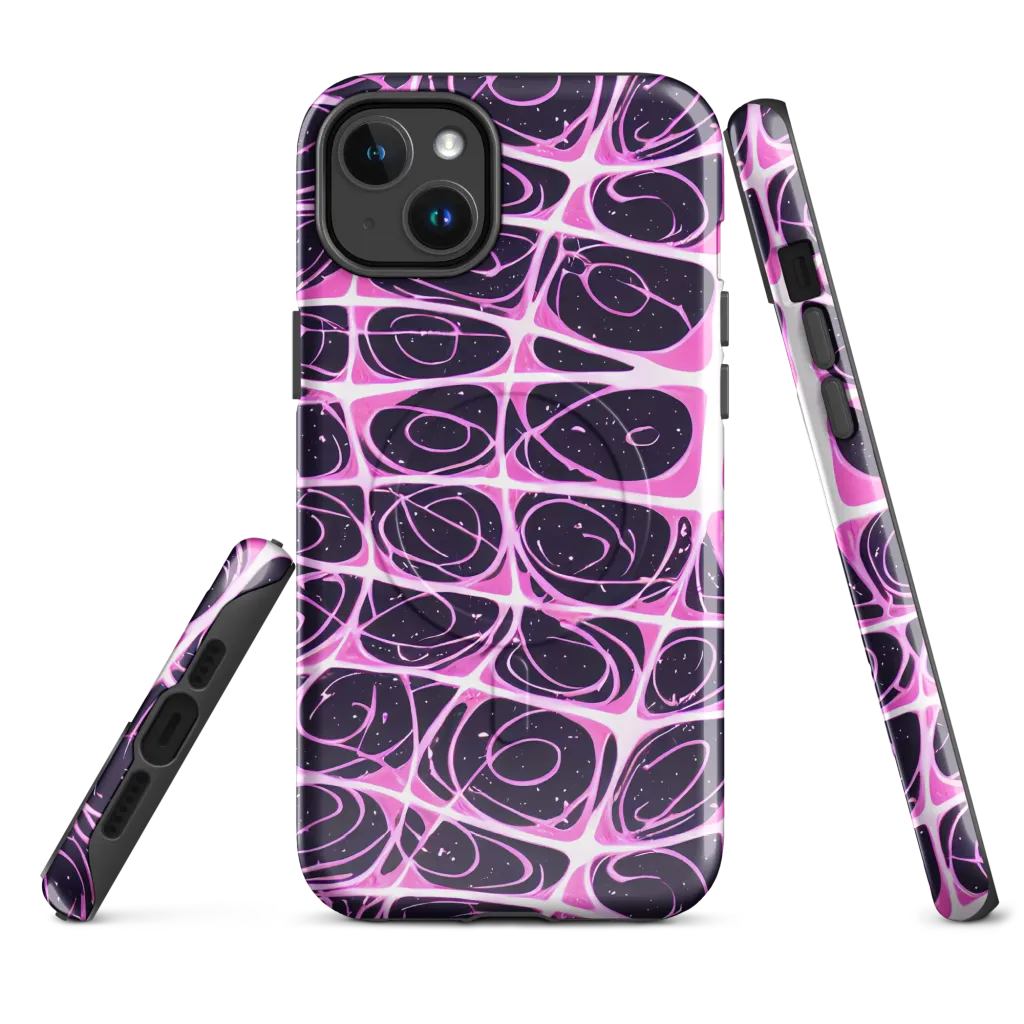Pink Nebula on MagSafe Tough Case for iPhone® — Front