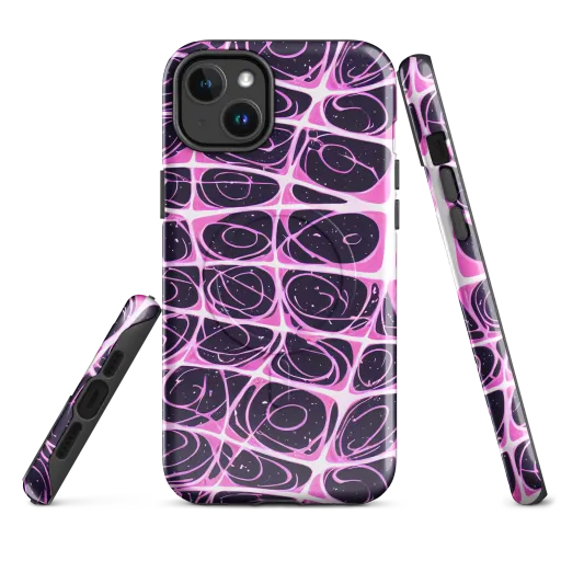 Pink Nebula on a MagSafe Tough Case for iPhone®