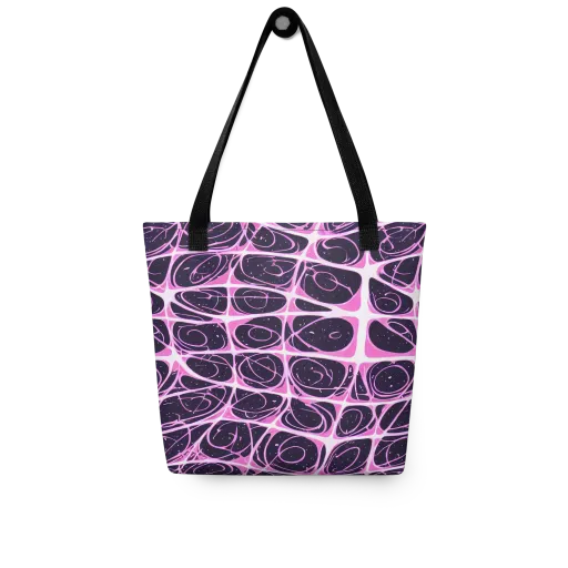 Pink Nebula on a Tote Bag